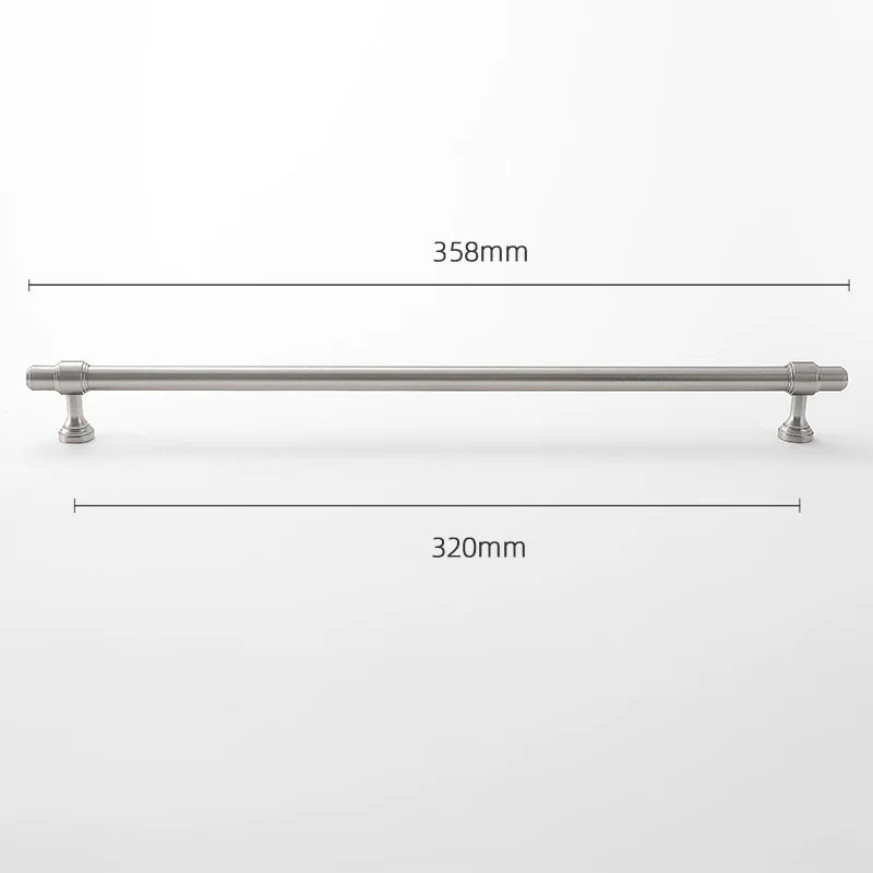 Brushed Nickel Brass Furniture Handles – Matte Silver Cabinet Pulls and Drawer Bars