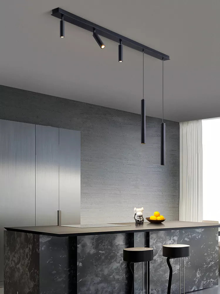 Nordic LED Ceiling Lamp - Modern Strip Design for Restaurants, Bars, Kitchen Islands, and Dining Rooms