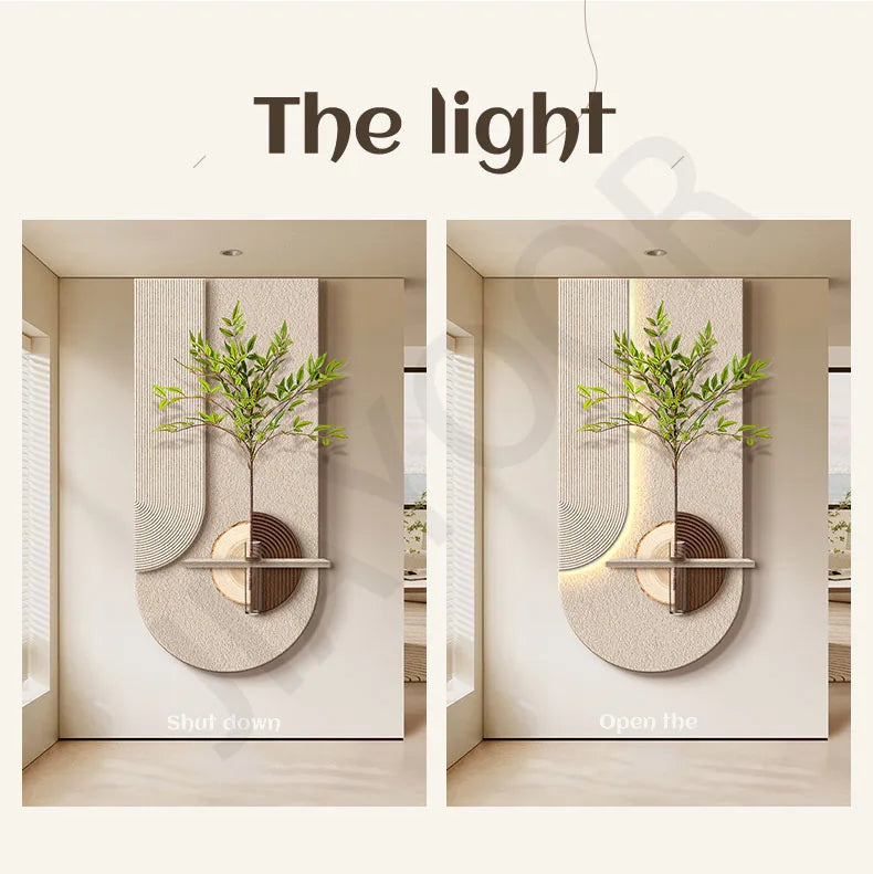 Dlight Decor Vase Plant Wall Lamp for Entry Spaces