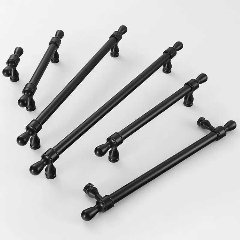 Gold, Chrome, and Black Brass Wardrobe Handles – Modern Drawer Pulls and Dresser Knobs for Cabinets and Cupboards