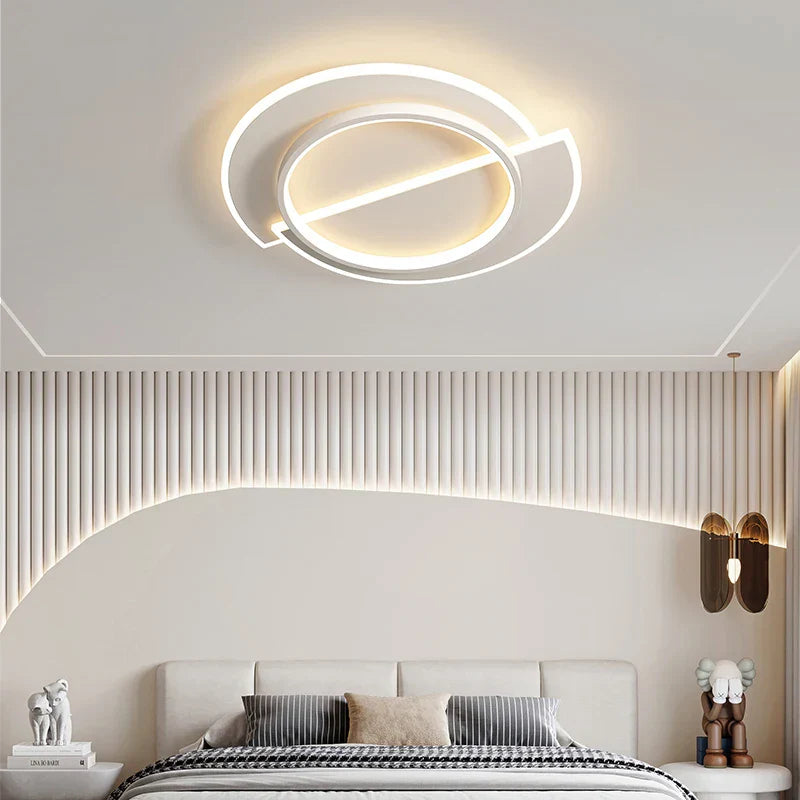 Ultra-thin LED Ceiling Light - Simple and Modern Lighting Fixture for Living Room, Study, Balcony, and More