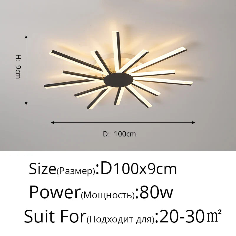 Modern Ceiling Lamps - Elegant Lustre Lights for Living Room, Kitchen, and Bedroom Decor