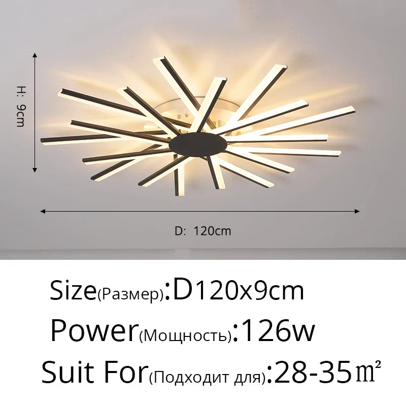 Modern Ceiling Lamps - Elegant Lustre Lights for Living Room, Kitchen, and Bedroom Decor
