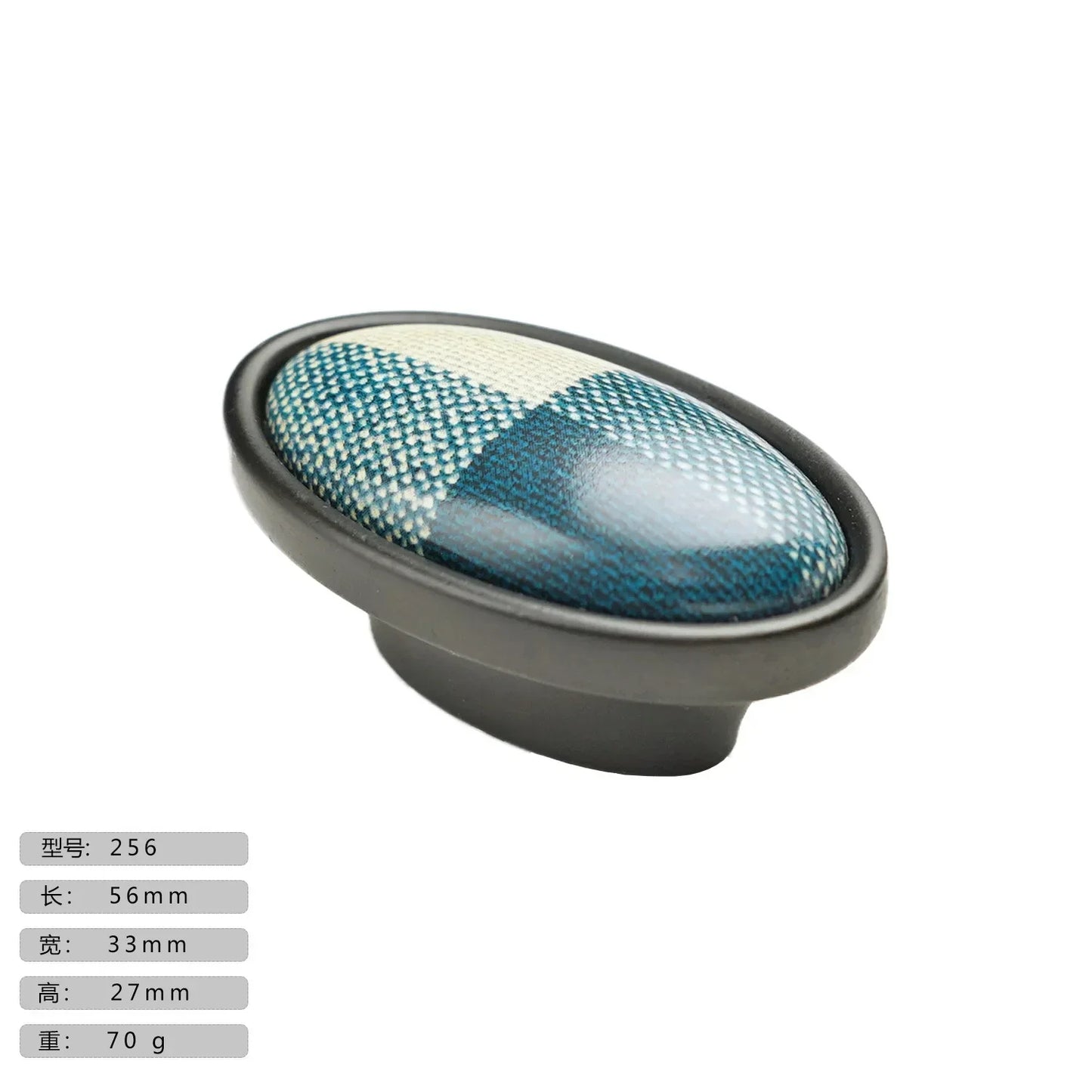 Precision Ceramic Cabinet Handles – American Style Plaid Knobs for Wardrobes and Kitchen Furniture