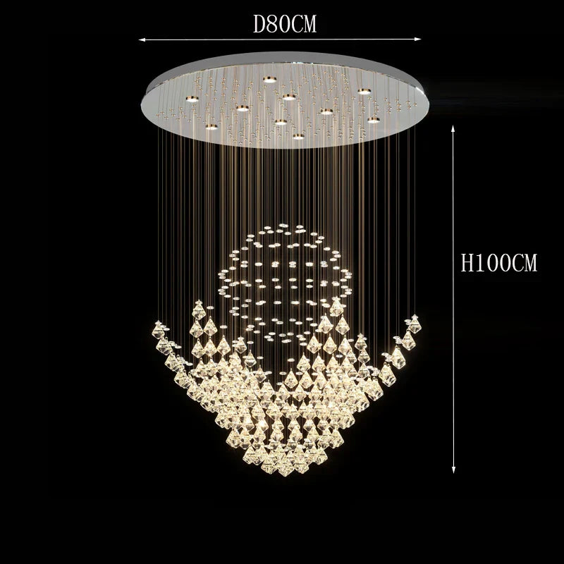 Luxury Crystal Chandelier - Elegance and Opulence for Home Decoration