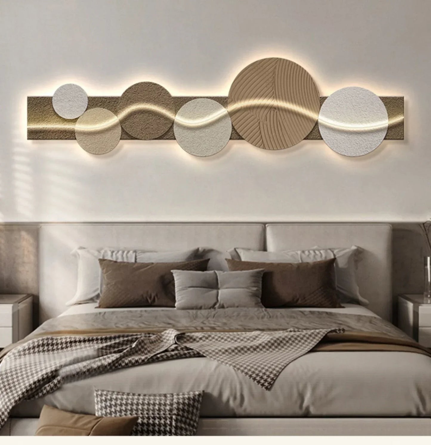 Dlight Decor Artistic Wood Crystal Wall Glow Light
