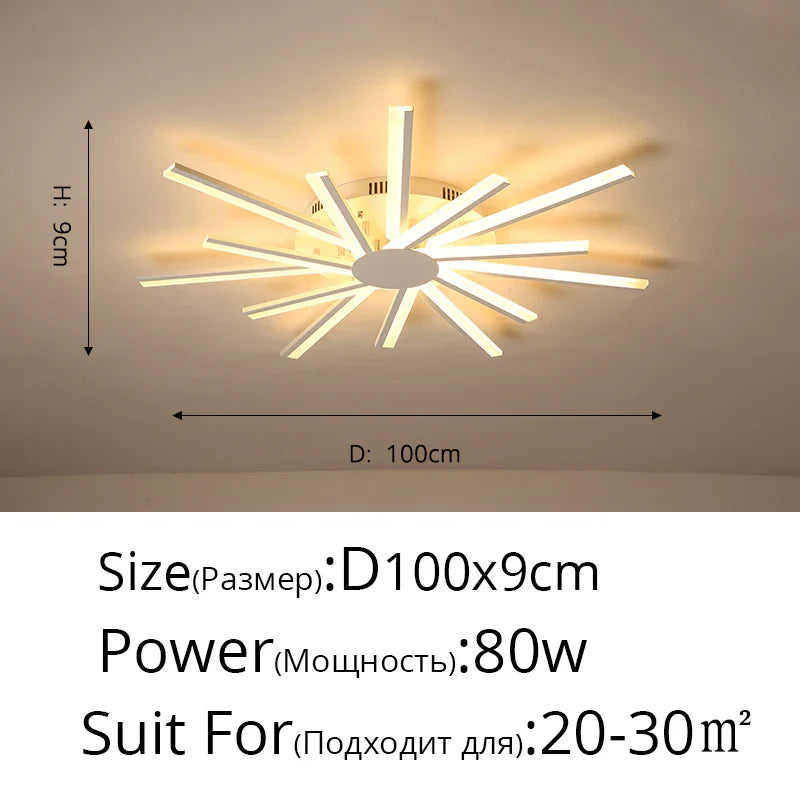Modern Ceiling Lamps - Elegant Lustre Lights for Living Room, Kitchen, and Bedroom Decor