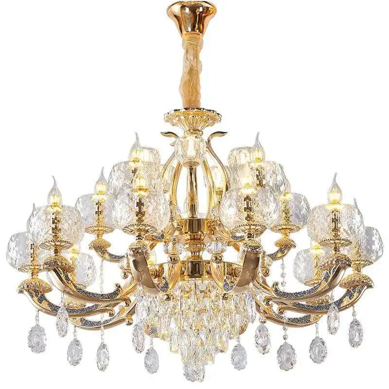 European Modern Simple Chandelier - Luxury Lighting for Home, Villa, Hotel, and Duplex Architectural Spaces