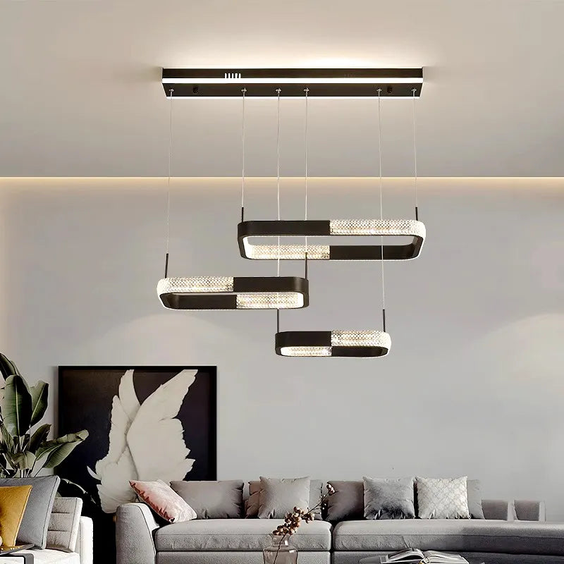 LED Chandeliers for Modern Dining Rooms - Stylish Indoor Lighting with Ceiling Lamp
