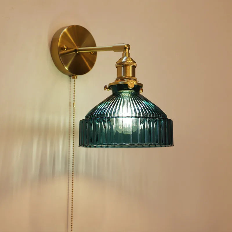Vintage Nordic Wall Light with Switch - Stylish Lighting for Living Rooms and Bedside Reading