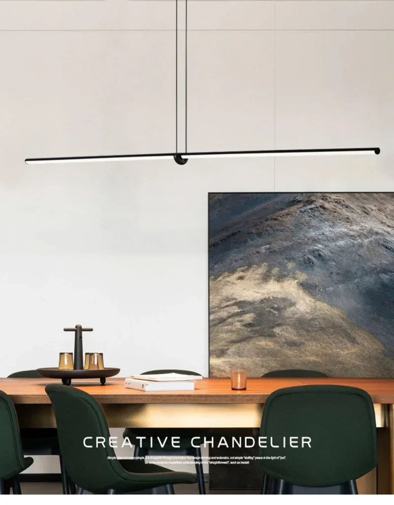 Contemporary Geometric Chandelier - A Fusion of Scandinavian and Mid-Century Modern Design for Industrial and Restaurant Decor