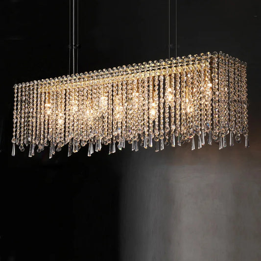 Chic Light Luxury Living Room Chandelier - Ideal for Creating Atmosphere in Lobbies, Showrooms, Bedrooms, and Dining Rooms