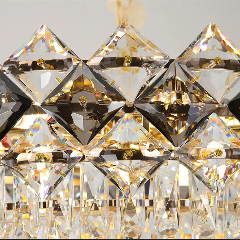 Modern Light Luxury Crystal Chandelier - A Stunning Main Lamp for Living Rooms, Dining Rooms, and Bedrooms