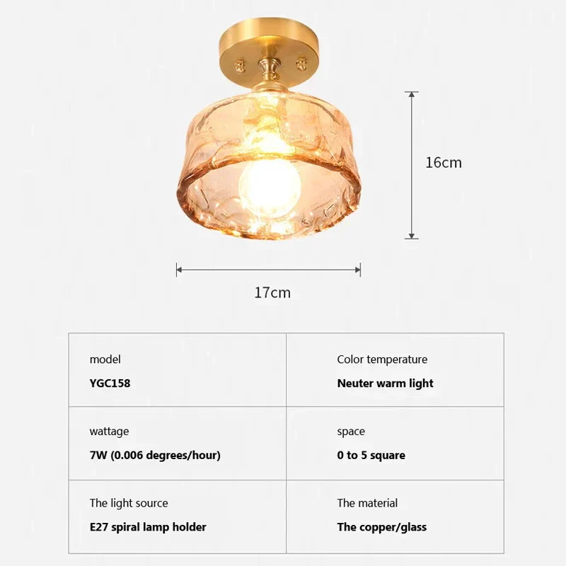 Nordic Creative Cup Ceiling Light for Dining Room Bedroom Hallway Entrance Balcony Kitchen Ceiling Lamp Modern Home Decor