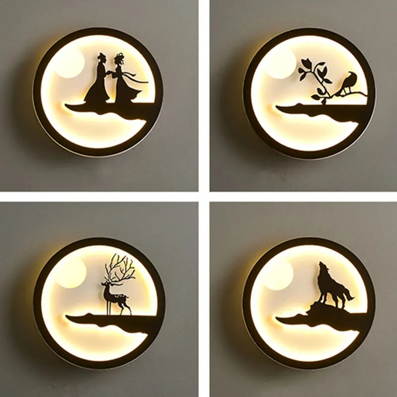 Dlight Decor Nordic Character Glow Wall Lamp