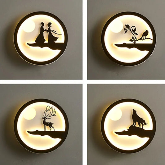 Dlight Decor Nordic Character Glow Wall Lamp