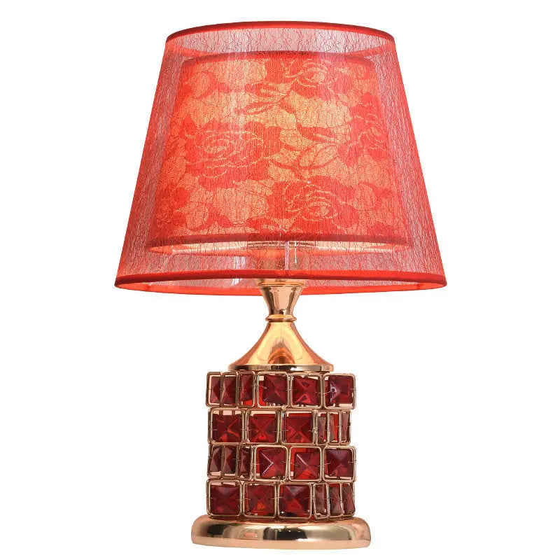 Modern Crystal Table Lamp - European Luxury for Elegant Home Decor and Wedding Gift Ideas