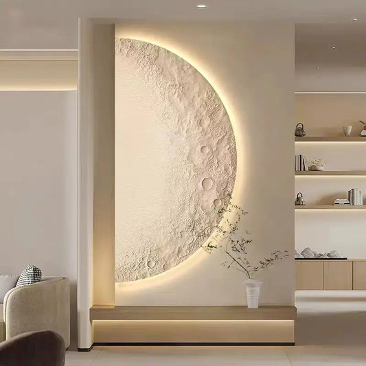 Dlight Decor LED Moon Wall Lamp with Remote Dimming