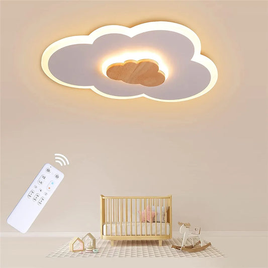 Dreamy Cloud LED Ceiling Lamp - Creative Lighting for Children's Rooms