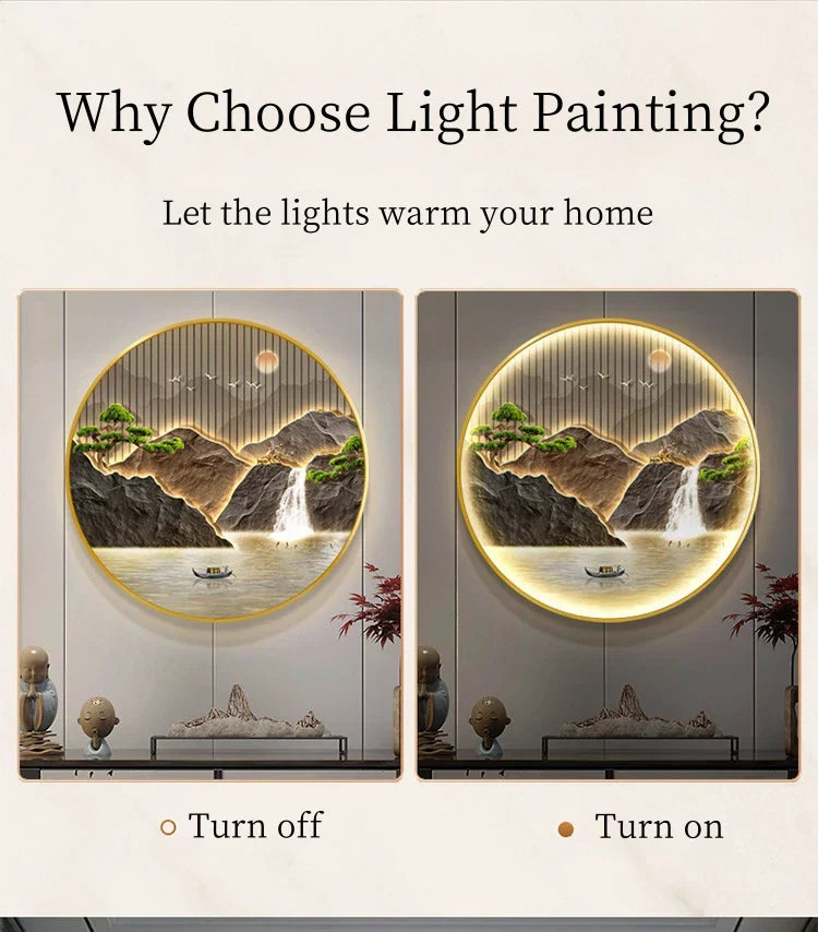 Dlight Decor Luxury Glow Round Wall Light for Interiors