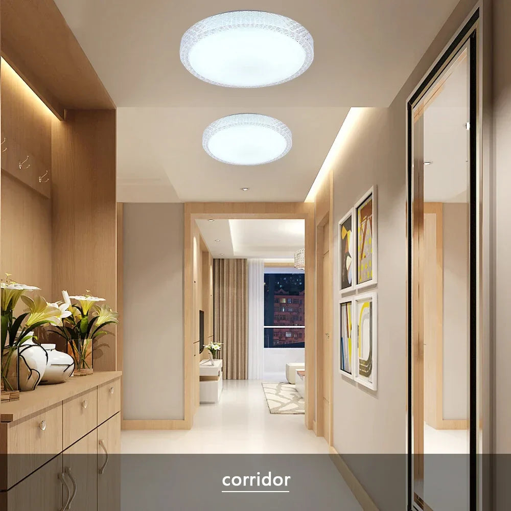 Modern Dimmable LED Ceiling Lamp - Available in 12W, 18W, 24W, and 48W - Ideal for Living Rooms, Bedrooms, Kitchens, and Indoor Lighting