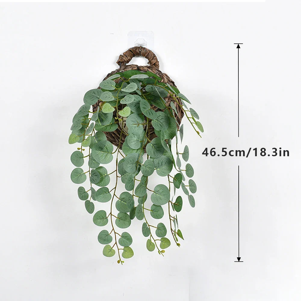 Dlight Decor Eucalyptus Begonia Vines for Hanging Garden and Wall Decor