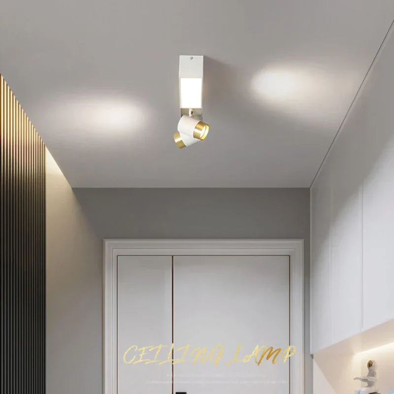 Sleek LED Rectangular Ceiling Lamp - Ideal for Study, Dining Room, Bedroom, Corridor, and Balcony