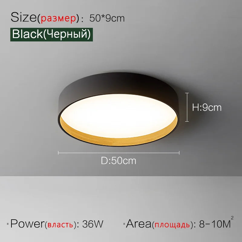 Modern Round LED Chandelier - Illuminating Elegance for Living, Dining, and More