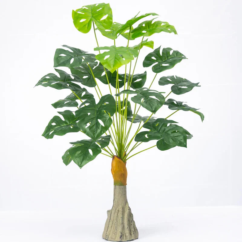 Dlight Decor White Monstera Palm for Bold Floor Styling