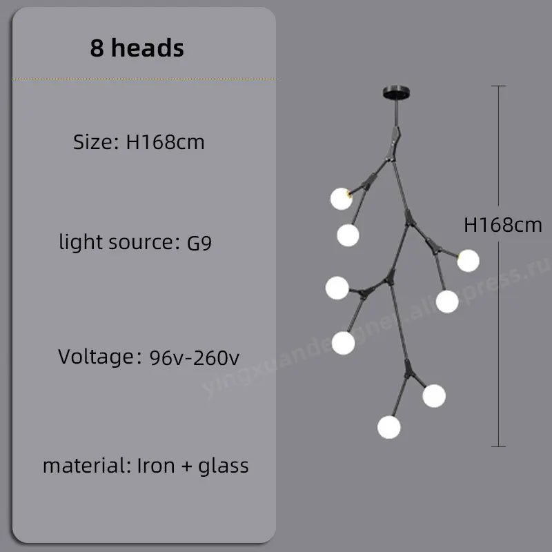 Contemporary Rotating Stair Light Chandelier - Luxury Lighting for Your Living Space