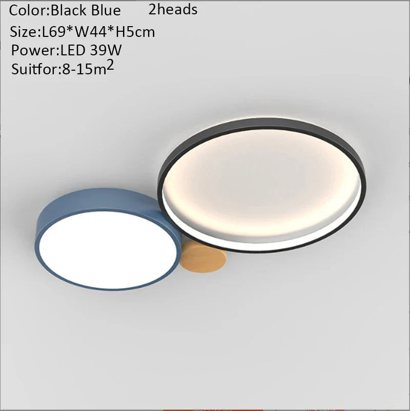 New Nordic LED Ceiling Light - Modern Interior Decoration for Living Room and Bedroom