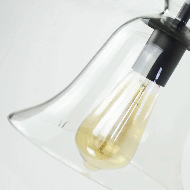Creative Bell Glass Wall Lamp - Modern Elegance for Bedroom, Living Room, and Aisle
