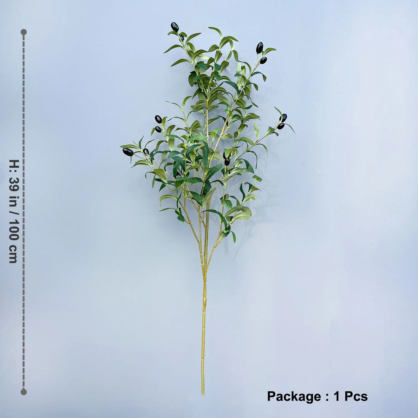 65-200CM Artificial Olive Plant tree High Branches Faux plant Plastic Leaf  Ornamental indoor Artificial Plant for Home Decor