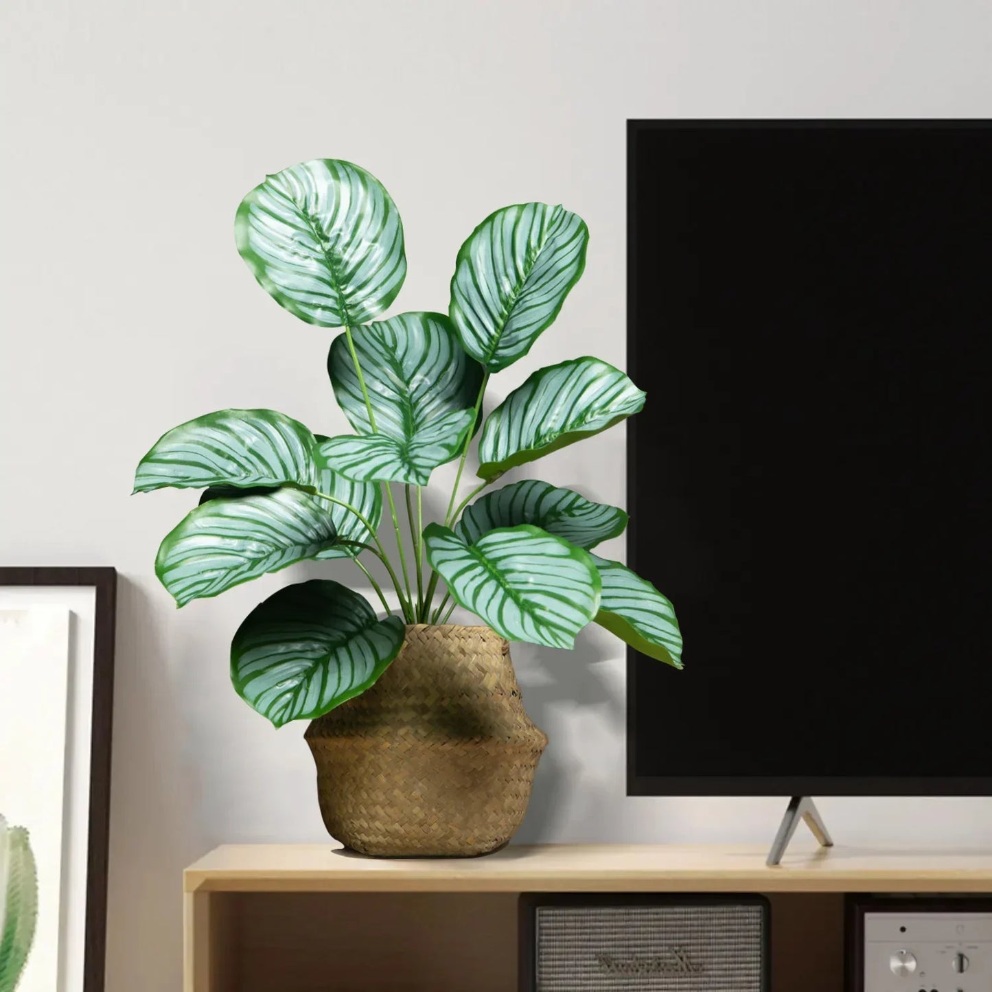 Dlight Decor Monstera Palm Branch for Tropical Home Styling