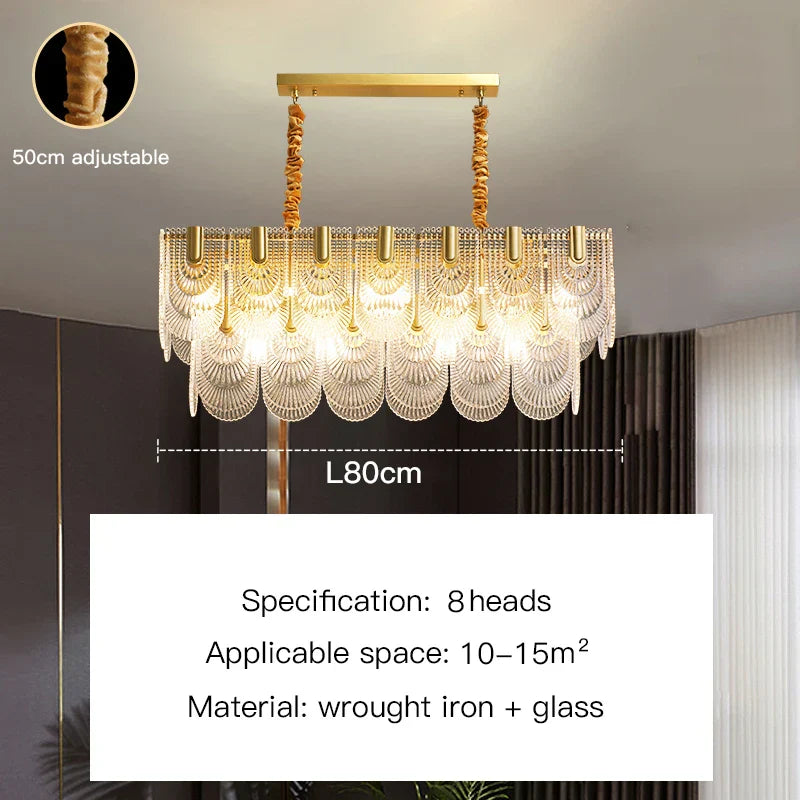 French Luxury Chandelier - Postmodern Designer Elegance for Living Rooms, Master Bedrooms, and Dining Spaces