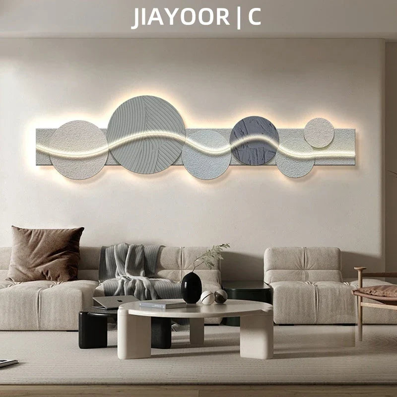 Dlight Decor Artistic Wood Crystal Wall Glow Light