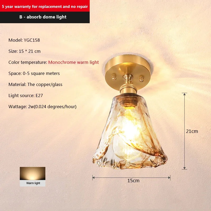Nordic Creative Cup Ceiling Light for Dining Room Bedroom Hallway Entrance Balcony Kitchen Ceiling Lamp Modern Home Decor
