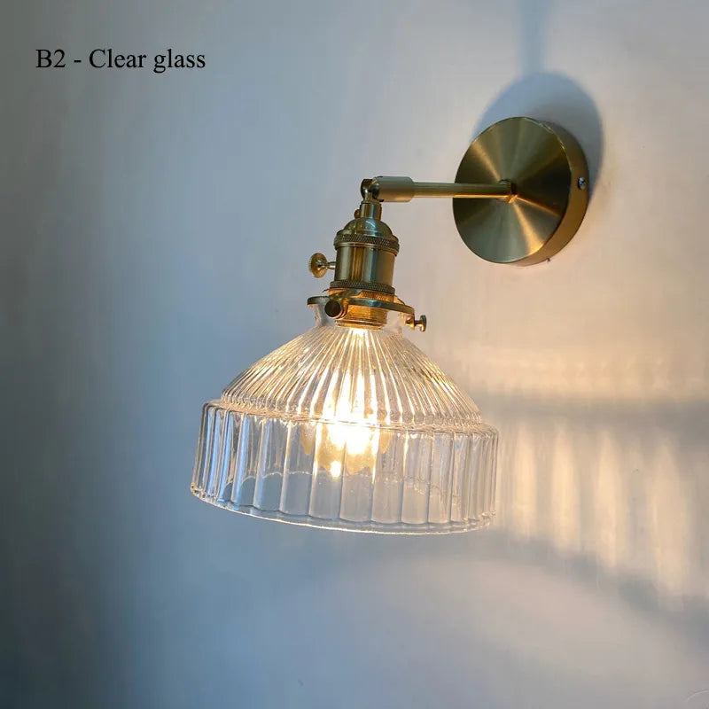 Vintage Nordic Wall Light with Switch - Stylish Lighting for Living Rooms and Bedside Reading