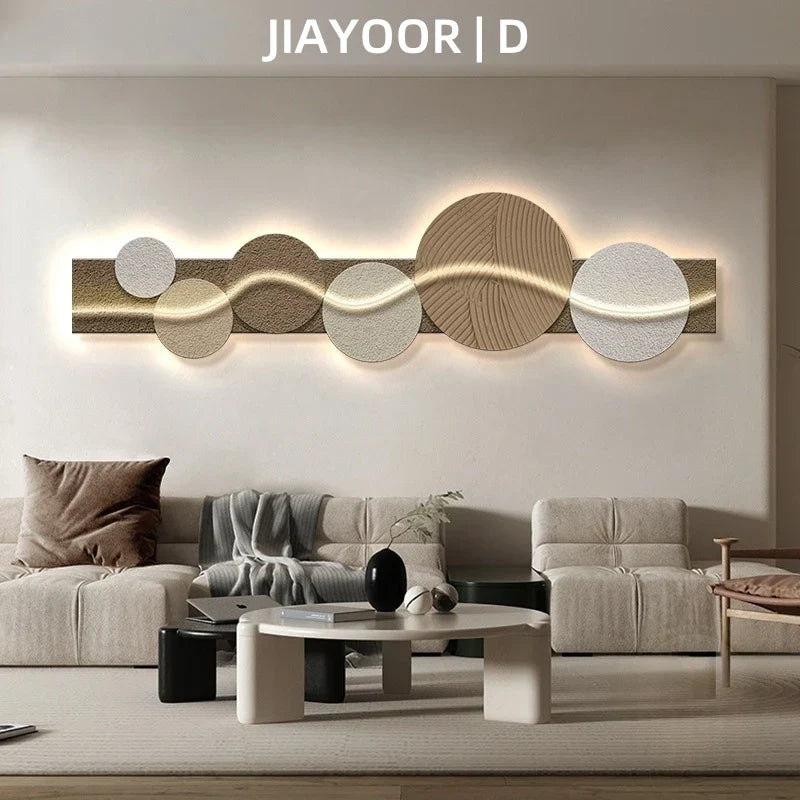 Dlight Decor Artistic Wood Crystal Wall Glow Light