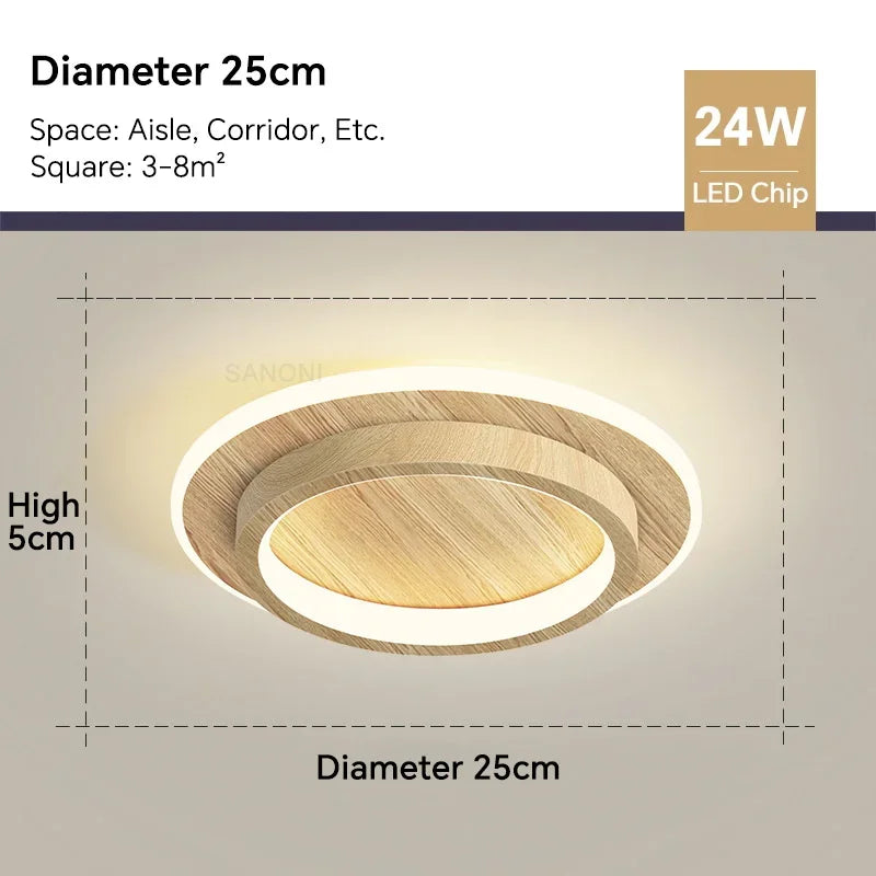 Modern LED Chandelier - Perfect Lighting Fixture for Aisle, Corridor, Stairs, Foyer, Balcony, and Bedroom