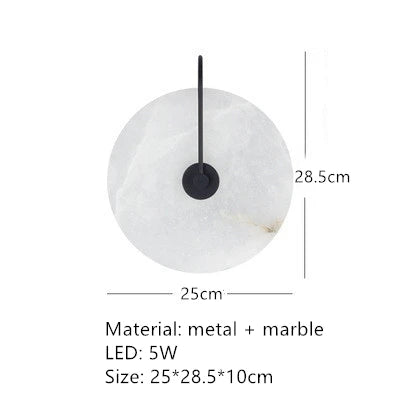 Verona Marble LED Wall Sconce
