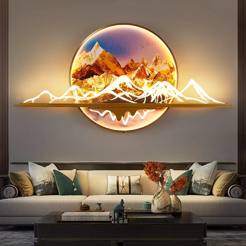 Dlight Decor Artistic Landscape Wall Glow Lamp