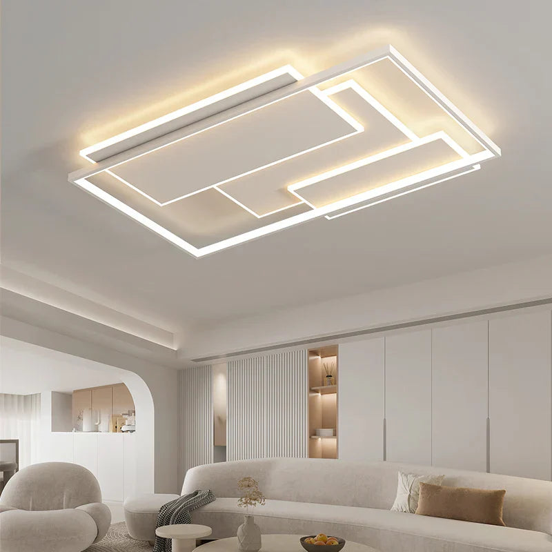 Ultra-thin LED Ceiling Light - Simple and Modern Lighting Fixture for Living Room, Study, Balcony, and More