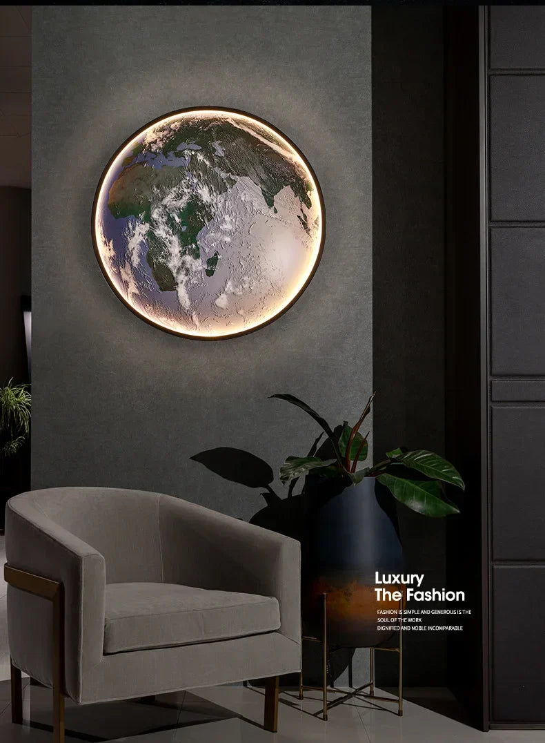 Dlight Decor Planet Mural Wall Light for Interiors