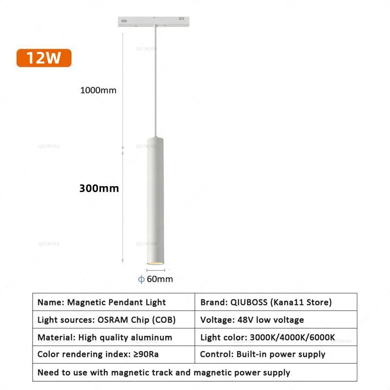 Modern Magnetic Track Lights - Embedded LED Spotlight Downlight