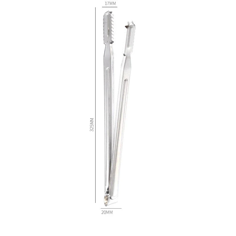 Stainless Steel Kitchen Tongs Clamp Cooking Accessories
