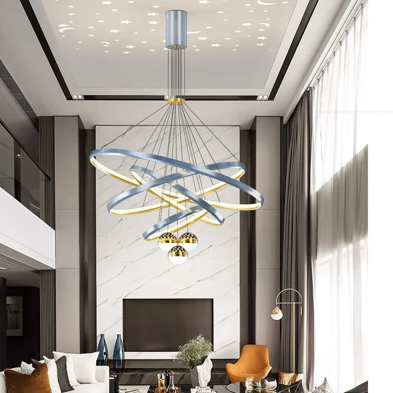 Chic Nordic Dining Room Chandelier - Stylish Ceiling Lamp for Indoor Lighting