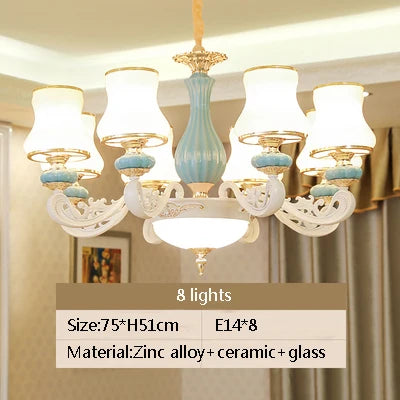 Elegant European-Style Duplex Building Chandelier - Ideal for Villa Living Rooms, Grand Halls, and Stairwells