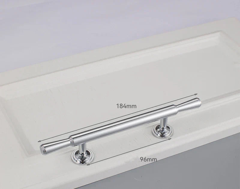 Chrome and Polished Gold Brass Furniture Handles – Modern Cabinet, Drawer, and Wardrobe Knobs