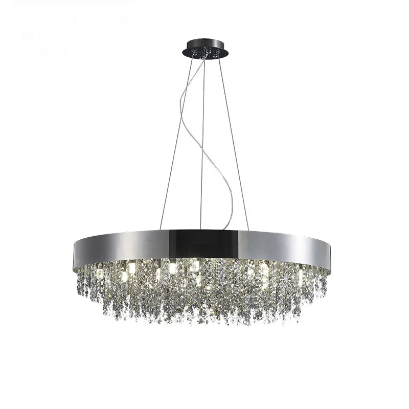 Elegant Light Luxury Crystal Chandelier - Modern Italian Creative Design for Living Rooms, Bedrooms, and Dining Rooms